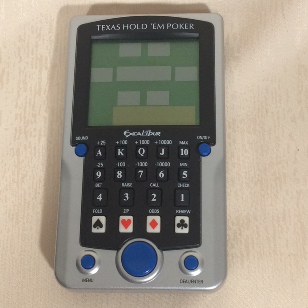 Excalibur Electronics Deluxe Texas Holdem (Model 3970)